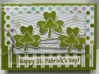 St Patrick Day Treats, Pink Designs, Circle Punch, Treat Box, Designer Series Paper, Love Hug, Happy St Patricks Day, Lucky Clover, Punch Cards