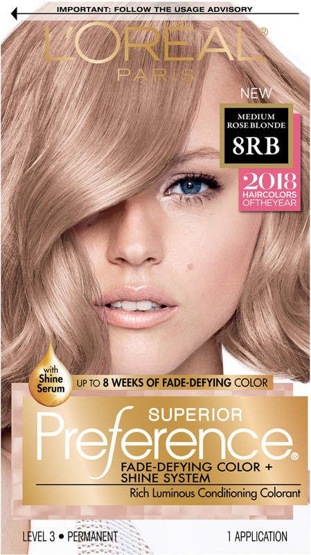 Hair Color With Dimension, Loreal Preference Hair Color, Apricot Blonde, Loreal Preference, Rose Blonde, Beige Highlights, Gel Hair, Hair Dyes, Hair Color Shades