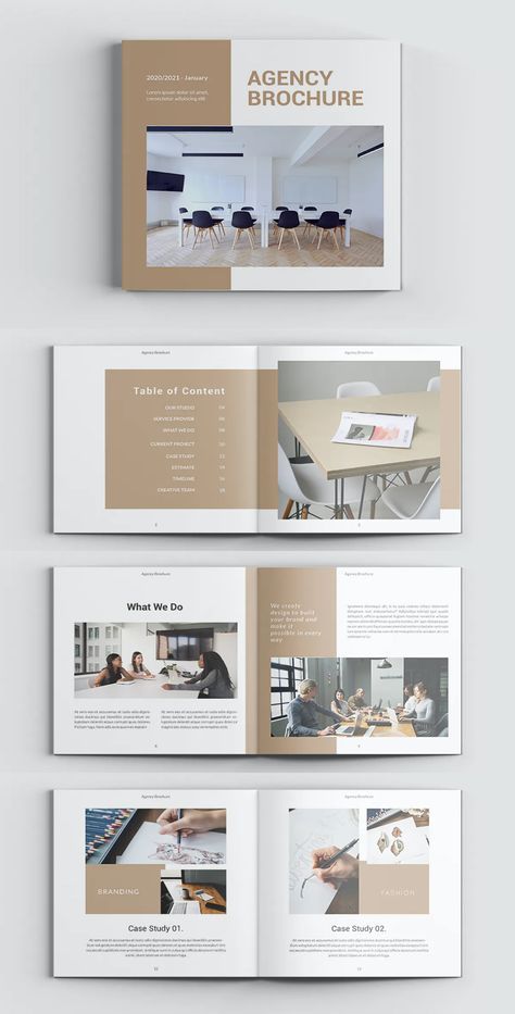 Square Brochure Design Layout, Square Layout Design, Square Brochure Design, Booklet Design Layout, Presentation Folder Design, Interior Brochures, Square Layout, Architecture Brochures, Catalog Design Layout