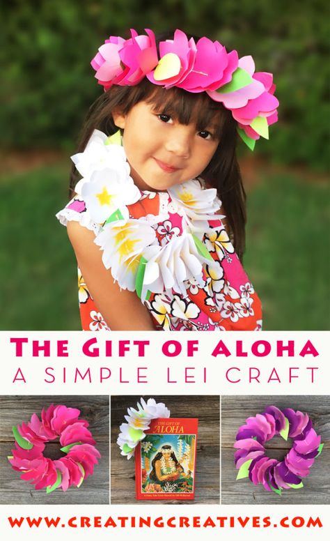 Lei Craft, Paper Lei, Santa Breakfast, Escuela Diy, Stitch Party, Hawaiian Crafts, Arts And Crafts For Adults, Flower Lei, Gift Cards Money