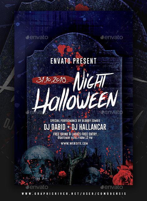 Halloween Flyer Template PSD Halloween Flyer Design, Halloween Event Poster, Halloween Header, Halloween Invitaciones, Prom Posters, Halloween Party Poster, Halloween Party Invite, Halloween Club, Halloween Party Flyer