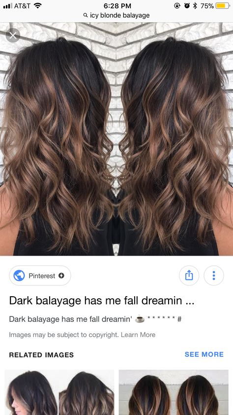 Brown Hair And Honey Highlights, From Copper To Ash Brown, Boho Balayage Hair, Black To Honey Balayage, Dark Brown Hair With Baylage, Dark Hair Ombre Balayage Caramel, Burnett Balayage Fall, Fall Haircolor Brunette 2022, Balayage Colors For Dark Hair