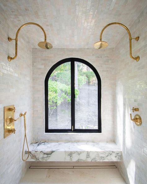 calcutta viola marble bathroom • Instagram Viola Marble Bathroom, Double Shower Ideas, Calcutta Viola Marble, Calcutta Viola, Pool Bathroom Ideas, Beautiful Tile Bathroom, Multiple Shower Heads, Bathroom Lighting Ideas, Calcutta Marble