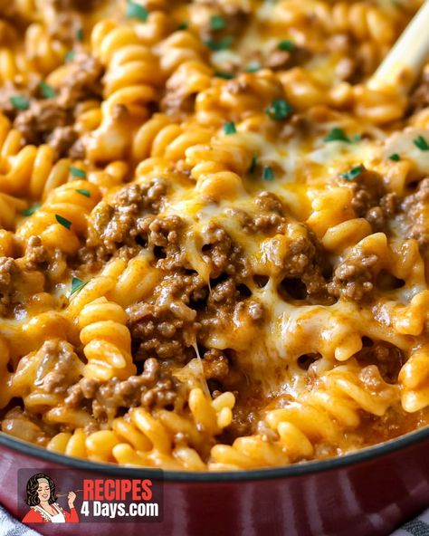 Ground Beef Pasta Ground Beef Recipes Noodles, Beef Cheese Pasta, Cheesy Ground Beef Pasta Skillet, Hamburger Pasta Dishes, Creamy Bowtie Pasta With Ground Beef, Ground Beef And Bow Tie Pasta, Healthy Ground Beef Pasta, Ground Beef Recipes With Pasta, Hamburger Meat Pasta Recipes