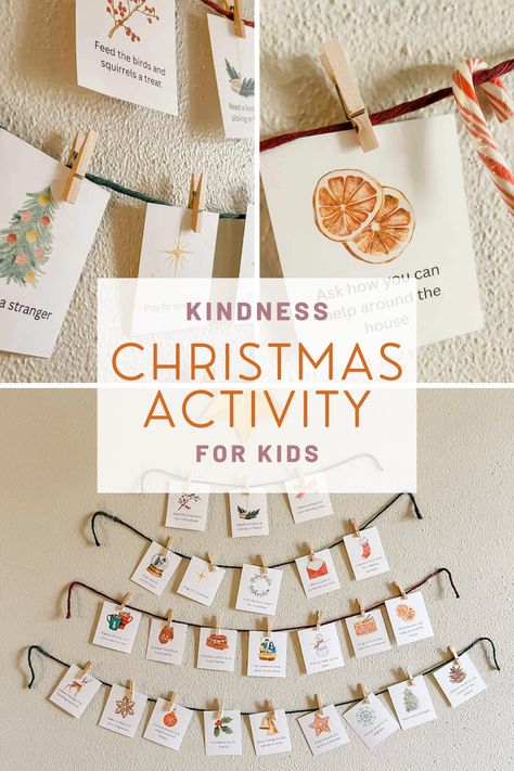 This free printable advent calendar is perfect for kids of all ages. Each day focuses on something that the child can do to help think of someone else. Advent Kindness Calendar For Kids, Free 12 Days Of Christmas Printables, Advent Calendar Printable Free For Kids, Christmas Advent Activity Ideas, Advent Cards Printable, Diy Advent Calendar Printable, Free Advent Calendar Ideas, Catholic Advent Activities For Kids Free Printable, Printable Advent Calendar Activities