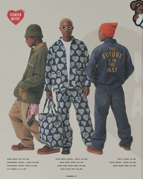 Clothing Brand Poses Men, Pharrell Williams Style 2000s, Pharell Williams 2000s Outfits, Nigo 2000s, 2000s Pharrell, Vintage Clothing Ads, Y2k Photoshoot Men, 2000s Aesthetic Men, Pharrell Williams Style