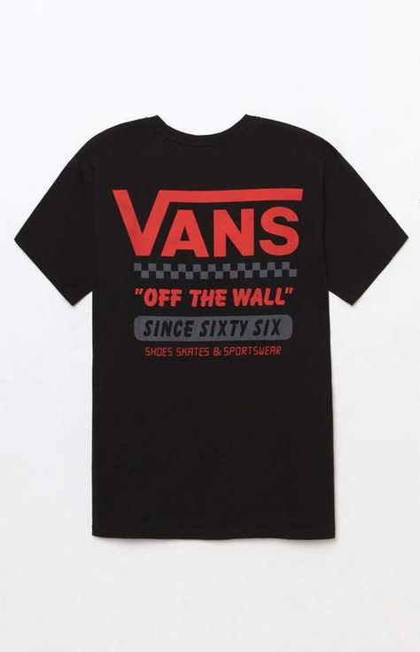 Vans Factory T-Shirt #affiliatelink Estilo Vans, Stewie Griffin, Vans Shirt, Big Tshirt, Vans T Shirt, Guy Harvey, Vans Off The Wall, Mens Casual Outfits, Men's Casual