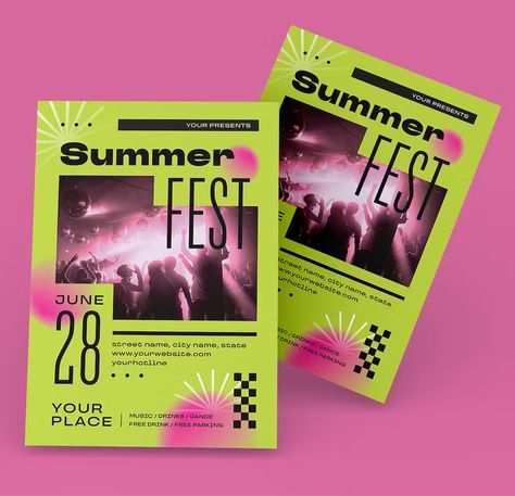 Carnival Background, Summer Fest, Adobe Express, Beach Instagram, Summer Music Festivals, Festival Flyer, Music Festival Poster, Ticket Design, Flyer Ideas