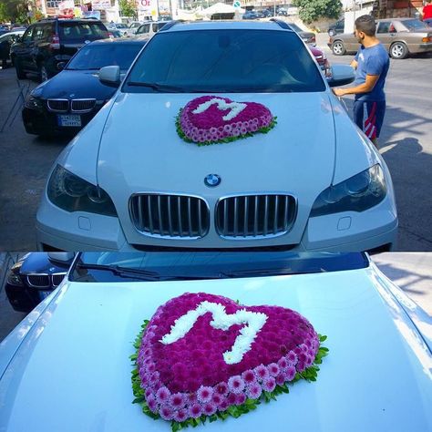 #LaRoseWeddingCar . . . #LaRose #Wedding #Car #BMW #White #النبطية #لبنان #Lebanon #Nabatieh #Flowers #Pink First Wedding Night, Bmw White, Car Bmw, La Rose, Flowers Pink, Wedding Night, Lebanon, Florist, My Pictures