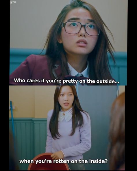 True Beauty kdrama quotes #truebeauty #kdramaquotes #koreandramaquotes #chaeunwoo #moongayoung #hwanginyoup #parkyoona Quotes Kdrama English, True Beauty Quotes Kdrama, Blackpink Captions, True Beauty Outfits, Aesthetic Kdrama, True Beauty Kdrama, Quotes Korean, Aesthetic Vintage Outfits, Kdrama Outfits