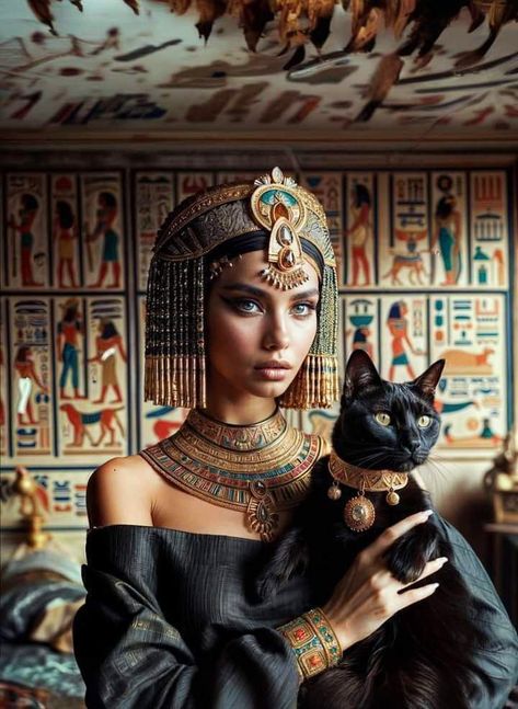 Egyptian Warrior, Egyptian Goddess Art, Egypt Concept Art, Ancient Greek Sculpture, Dark Beauty Photography, Egyptian Beauty, Egyptian Women, Avatar Films, Egyptian Cat