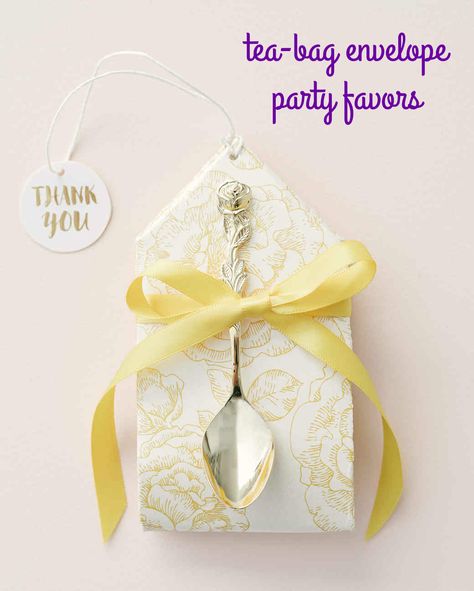 Inspired by "Beaty and the Beast," these elegant tea-bag party favors are the perfect way to thank guests for attending your baby or bridal shower. Tea Bag Favors, Tea Favors, Beauty And The Beast Party, Tea Party Favors, Baby Shower Tea, Bridal Tea, Tea Party Bridal Shower, Bridal Shower Tea, Favors Diy