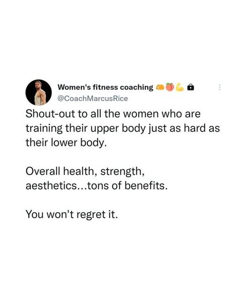 Gym Workout Quotes For Women, Muscle Quotes Women, Glutes Quotes, Muscle Quotes, Upper Body Training, Personal Trainer Quotes, Trainer Quotes, Gym Content, Gym Workout Quotes