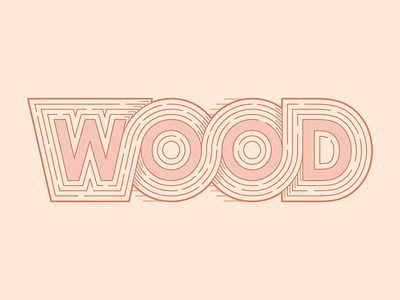 WOOD by Yoga Perdana Wood Typography, Inspiration Typographie, Typography Love, Graphic Design Blog, Creative Typography, Flag Art, Typography Letters, Typography Inspiration, Modern Graphic Design