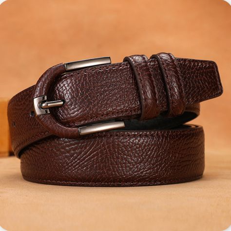 Belt Width : 3.3cm Pattern Type : Solid Style : Formal Belts Material : Metal,Split Leather Department Name : ADULT Gender : MEN Item Type : Belts 3.3cm WHAT ABOUT REFUND?   Fast refund,100% Money Back Guarantee. If your product is defective or doesnt work properly, let us know and well send you a replacement one. We believe in our products so much that we offer a 30-day No-Hassle refund policy. If youre unhappy about your purchase, send us the product back and well refund your money immediately. Simple Belt, Formal Belts, Classic Belt, Jeans Accessories, Style Formal, Premium Brand, Branded Belts, Leather Belts Men, Jean Accessories