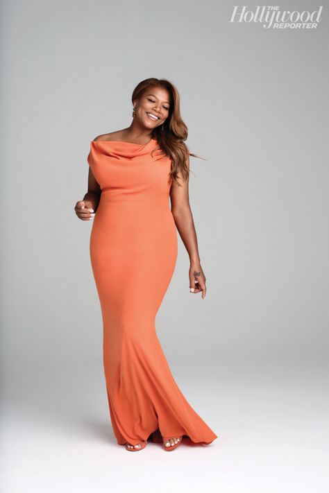 Queen Latifah Style, Plus Size Spring Dresses, Birthday Fit, Plus Size Summer Dresses, Birthday Fits, Queen Latifah, Hollywood Reporter, Queen Dress, Curvy Girl Fashion