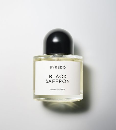 Black Saffron - Eau de Parfum 100 ml - Designer Perfume | BYREDO Black Saffron, Bio Notes, Mojave Ghost, Product Branding, Branding Inspo, Travel Perfume, Blonde Wood, Fragrance Samples, Mixed Emotions