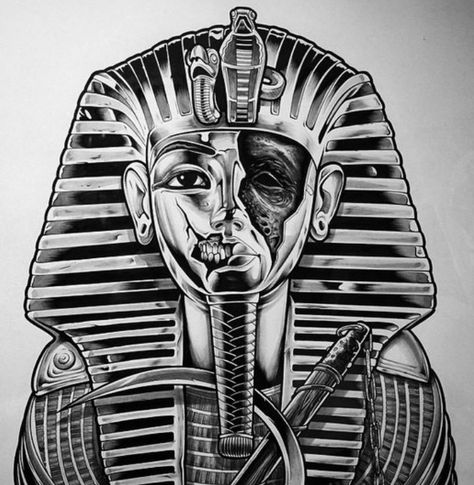 Braço Tutankhamun Tattoo, Egyptian Drawings, Egyptian Tattoo Sleeve, Egypt Tattoo, Egyptian Tattoo, Sketch Tattoo Design, Egyptian Symbols, Egyptian Hieroglyphics, Tutankhamun