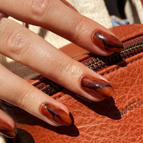 All Posts • Instagram Marble Nails For Fall, Fall Marble Nails, Brown Marble Nails, Nailart Marble, Fallnails Autumn, Nail Designs For 2023, Black Marble Nails, The Best Nail Designs, Nails For Fall