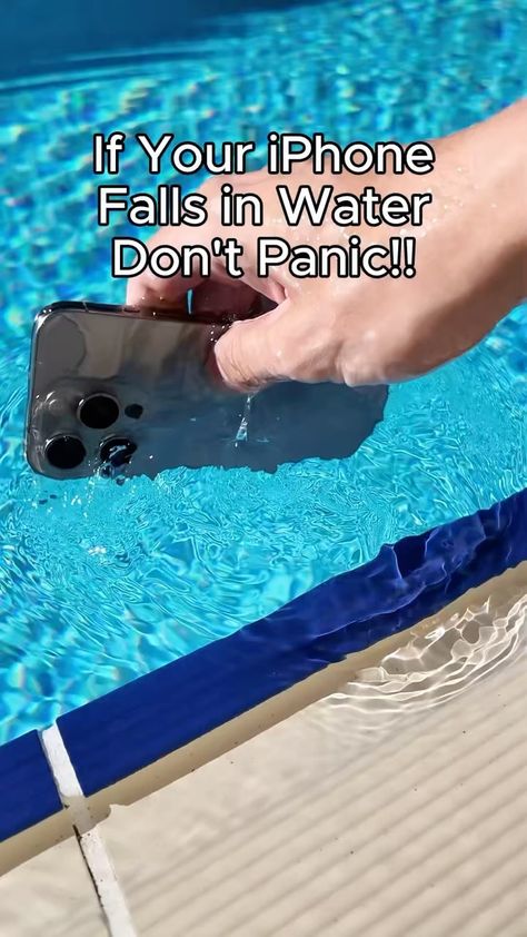 Thiago Derminio | Smart Tips ⚡️ | Clear Wave is amazing because it will expel most of the water inside your iPhone in an emergency! 🙂💦 Download it now so you can use it in... | Instagram How To Get Water Out Of Your Phone, Iphone Ideas, Life Hacks, Canning, Iphone, Water, Pins, Instagram