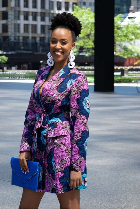 African Print Suits For Ladies, Official Ankara Outfits, Ankara Blazer Dress, Ankara Blazers For Women, Ankara Blazer, African Print Blazer, Printed Dress Outfit, Blazer Dress Outfits, Africa Clothing