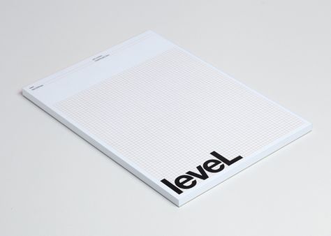 Headed paper for construction firm Level Improvements designed by Hi Ho. Logo Stationery, Block Notes, Professional Letterhead, Construction Firm, Notes Design, Corporate Design, New Logo, Brand Identity Design, Graphic Design Logo