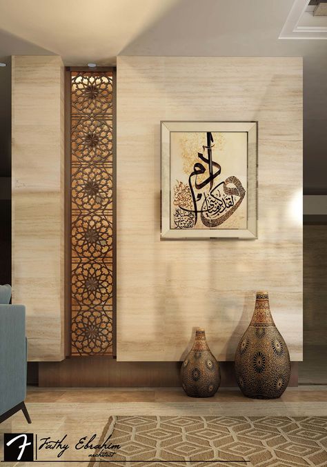 modern Islamic interior design on Behance Modern Islamic Interior Design, Modern Islamic Interior, Dekorasi Maroko, Islamic Interior, Islamic Interior Design, Islamic Home Decor, Pretty Accessories, Moroccan Interiors, Islamic Decor