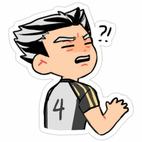 Haikyuu Stickers, Haikyuu Bokuto, Stickers Anime, Anime Sticker, Anime Journal, Anime Printables, Haikyuu Characters, Kawaii Stickers, Anime Stickers