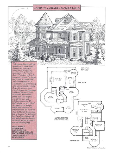 Victorian House Plans, Victorian Style House, Gifts Homemade, Sims 4 House Plans, Vintage House Plans, Sims 4 House Design, Sims Building, Sims House Plans, House Layout Plans