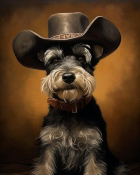 Schnauzer Haircut, Dog Modern Art, Penny Tattoo, Schnauzer Drawing, Schnauzer Print, Dressed Up Dogs, Schnauzer Art, Mini Schnauzer Puppies, Animal Caricature