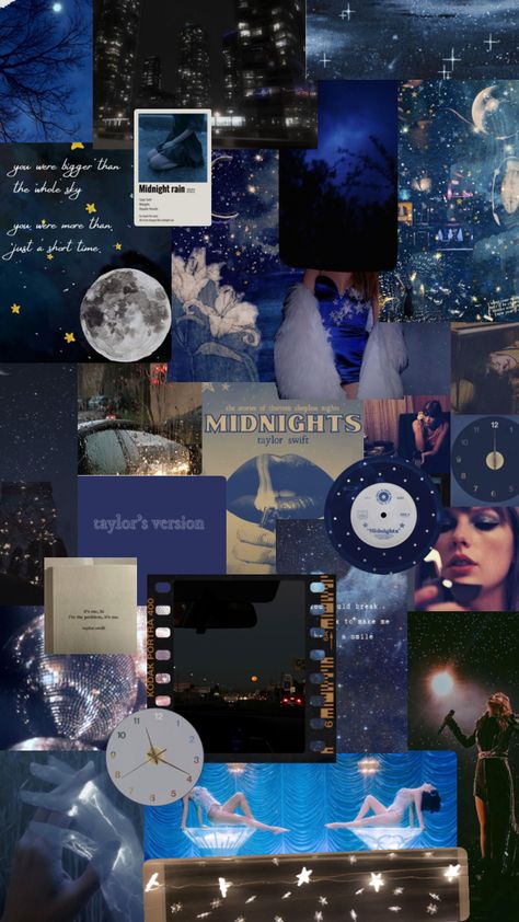 Midnights by Taylor Swift #midnightsalbum #taylorswift #collage #aesthetic #moodboard #music #swiftie Tyler Swift Wallpaper Aesthetic, Midnights Album Aesthetic Taylor Swift, Taylor Swift Album Aesthetic Midnights, Taylor Midnight Aesthetic, Taylor Swift Midnight Wallpaper Collage, Taylor Swift Aesthetic Wallpaper Midnights, Taylor Swift Collage Midnights, Taylor Swift Midnights Iphone Wallpaper, Taylor Swift Midnights Wallpaper Aesthetic