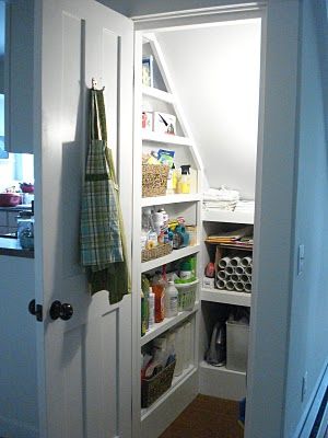 under stairs closet | My Photos Under Stairs Pantry, Closet Under Stairs, تحت الدرج, Utility Closet, Stairs Storage, Under Stairs Cupboard, Under The Stairs, Basement Stairs, Small Closet