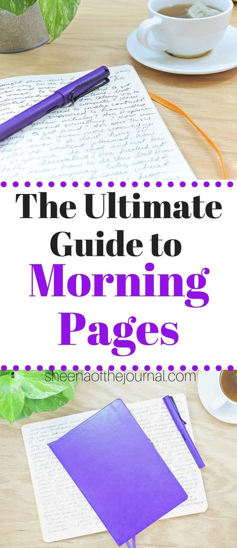 Morning Miracle, The Artist's Way, Morning Pages, Bullet Journal How To Start A, Miracle Morning, Commonplace Book, Planner Tips, College Hacks, Bullet Journal Layout