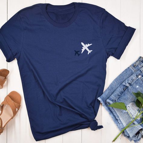 Airplane T-shirt - https://etsy.me/43z6OJO Travel Gifts for Traveler, Airplane Shirts, Adventurer Gift, Vacation Shirt, Pilot Shirt, Above the Sky, Plane Shirt #happyvacation #airplanetshirt #travelgift #travelerfun Airplane Collection, Airplane Shirt, Happy Vacation, Gift For Traveler, Pilot Shirt, Plane Design, Tshirt Business, Adventure Gifts, Pilot Gifts