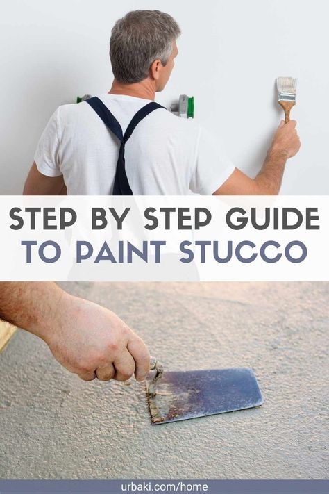 How To Paint A Stucco House Exterior, Painting Stucco Interior Walls, Repairing Stucco Exterior, How To Paint Stucco Walls, Covering Stucco Exterior, How To Stucco A Wall, Repair Stucco Exterior, Painting Stucco Exterior Diy, How To Repair Stucco Exterior