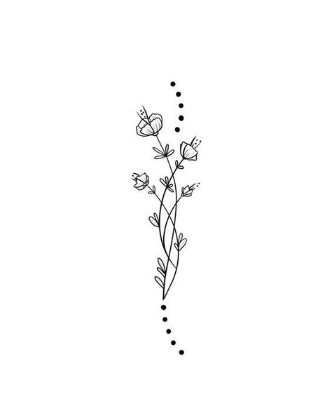 Line Drawing, Tattoo Ideas, Dots, Black And White, Flowers, On Instagram, White, Instagram, Black