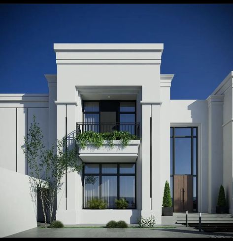 Neo Classic Villa Exterior, Neo Classic Villa, Villa Exterior Design, Modern Bungalow Exterior, Casa Clean, House Main Gates Design, Contemporary House Exterior, Best Modern House Design, Classic House Exterior