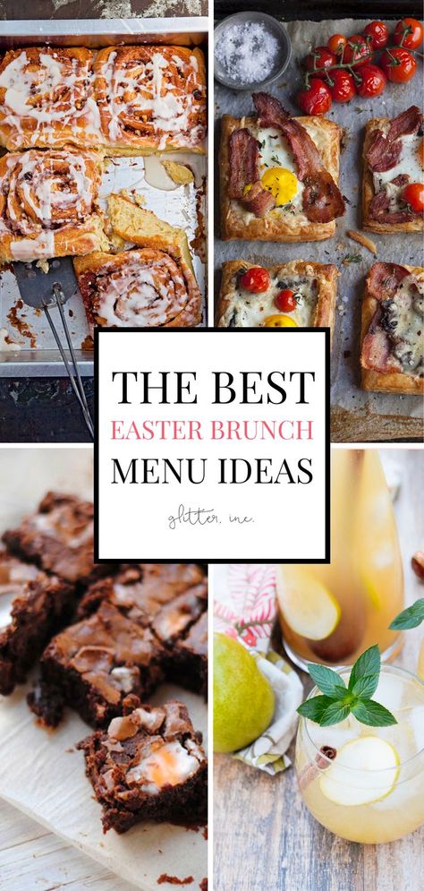 Can you believe it's already time to start planning your Easter brunch menu? These Easter Brunch recipes for a crowd will quickly become yearly favorites. From eggs to cinnamon rolls, appetizers and more, this post is sure to help you plan the Easter brunch of your dreams! Brunch Recipes For A Crowd, Brunch Menu Ideas, Brunch Ideas For A Crowd, Easter Brunch Ideas, Easter Brunch Recipes, Ham And Cheese Quiche, Easter Brunch Menu, Bojon Gourmet, Breakfast Pie