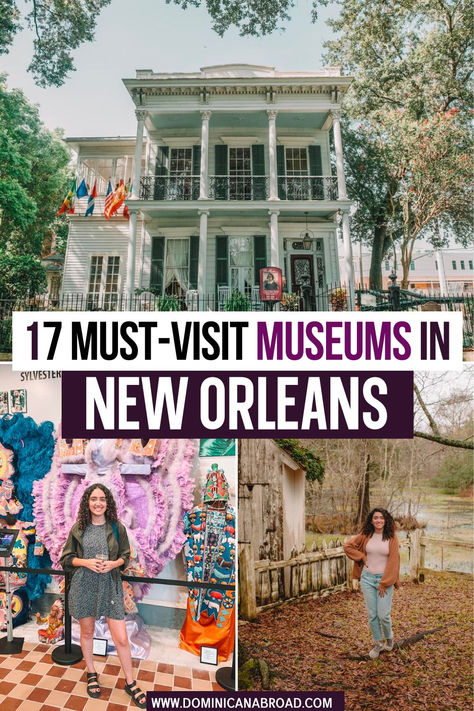 17 Must-Visit Museums in New Orleans Flamingo A Go Go New Orleans, New Orleans Art Museum, Faubourg Marigny New Orleans, Galatoires New Orleans, Things To Do In Nola, New Orleans Bookstores, New Orleans Museum Of Art, New Orleans With Teens, New Orleans October