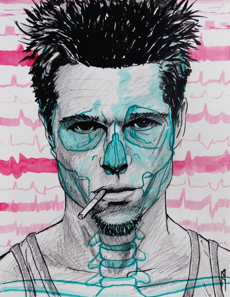 This is your life, and it's ending one minute at a time. Girl Hairstyle, Tyler Durden, Selfie Ideas, Book Art Drawings, Sketchbook Art Inspiration, Cool Art Drawings, Art Journal Inspiration, Art Inspiration Drawing, Funky Art