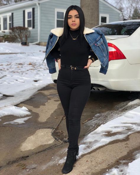 Baddie Outfits Winter, Baddie Winter Outfits, Vinter Mode Outfits, Celana Fashion, Black Outfits, Brunch Outfit, Outfits For Women, Cute Fall Outfits, Casual Winter Outfits