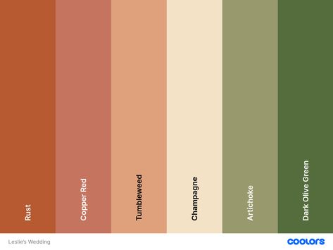 Rust Olive Color Palette, Rust Complementary Colors, Olive Green And Burnt Orange Nursery, Terra Cotta Color Palette, House Color Schemes Interior, Color Terracota, Orange Pink Color, Color Design Inspiration, Orange Color Palettes