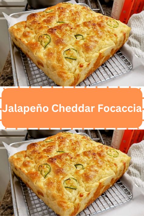 Mexican Focaccia Bread, Flavored Focaccia Bread, Crescent Casserole, Foccacia Recipe, Foccacia Bread, Focaccia Bread Recipe, Jalapeno Cheese, Mexican Dish, Focaccia Recipe