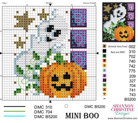 Simple Halloween Cross Stitch Patterns, Halloween Counted Cross Stitch Patterns, Canvas Stitching, Halloween Cross Stitch Charts, Mini Boo, Counted Cross Stitch Patterns Free, Cross Stitch Owl, Autumn Cross Stitch Patterns, Pumpkin Cross Stitch