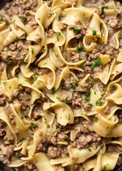 Easy Beef And Noodles 12 Tomatoes, Easy Weeknight Dinners Healthy Ground Beef, Lazy Beef And Noodles, Beef And Noodles Easy Quick, Beef And Noodles Crockpot With Hamburger, Beef Broth And Noodles, Ww Beef And Noodles, 30 Min Beef And Noodles, Noodles And Meat