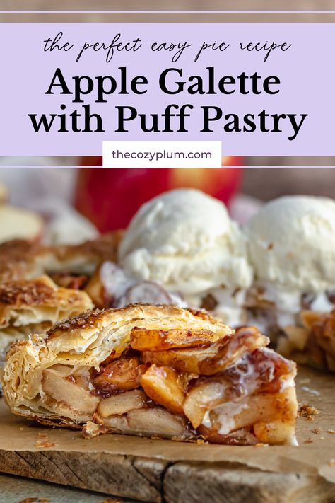 Apple Galette With Puff Pastry, Apple Galette Puff Pastry, Gallette Recipe Puff Pastry, Apple Gallette Recipe Easy Puff Pastry, Galette With Puff Pastry, Apple Recipes With Puff Pastry, Recipes Using Puff Pastry, Puff Pastry Recipes Savory, Savory Puff Pastry