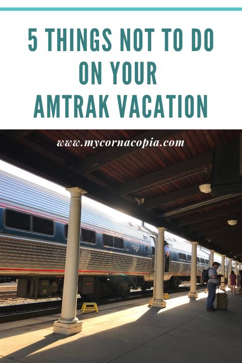 What To Pack For A Train Trip, Amtrak Train Travel Destinations, Train Travel Hacks, Amtrak Train Travel East Coast, Train Travel Ideas, Amtrack Vacations, Amtrak Train Travel Tips, Train Outfit Travel, Train Travel Outfit