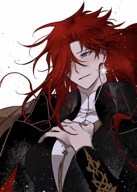 The Dark Lord's Confession, Black Butler Undertaker, Historical Anime, Anime Red Hair, Female Vampire, Vampire Queen, Dark Lord, Demon King, Character Design References