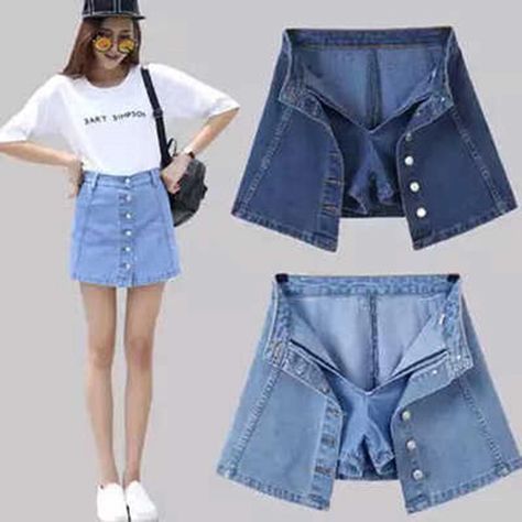 Denim Button Skirt, A Line Denim Skirt, Harajuku Women, Cheap Skirts, Long Denim Skirt, Skirt Denim, Jeans Skirt, Denim Skirt Women, Outfit Jeans