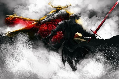 Robert Baratheon and Rhaegar Targaryen at the Battle of the Trident. Battle Of The Trident, Game Of Thrones Illustrations, Robert Baratheon, Rhaegar Targaryen, Game Of Thrones 3, Targaryen Art, Asoiaf Art, Hbo Game Of Thrones, Dragon Knight